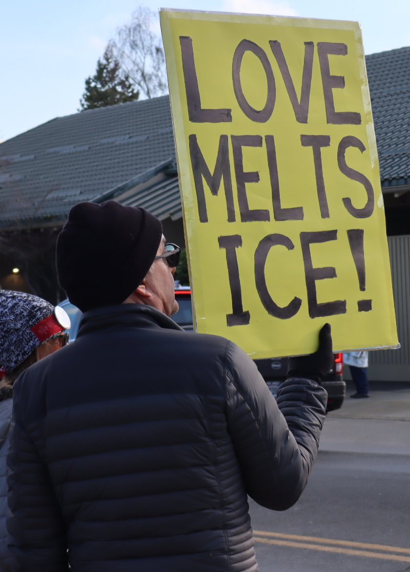 love melts hate sign
