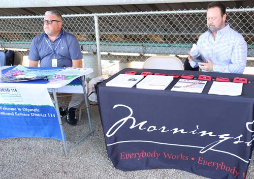 ESD 114 and Morning Side Info Tables